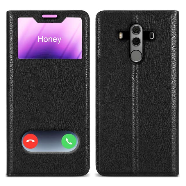 Huawei MATE 10 PRO Plånboksfodral Skal (Svart)