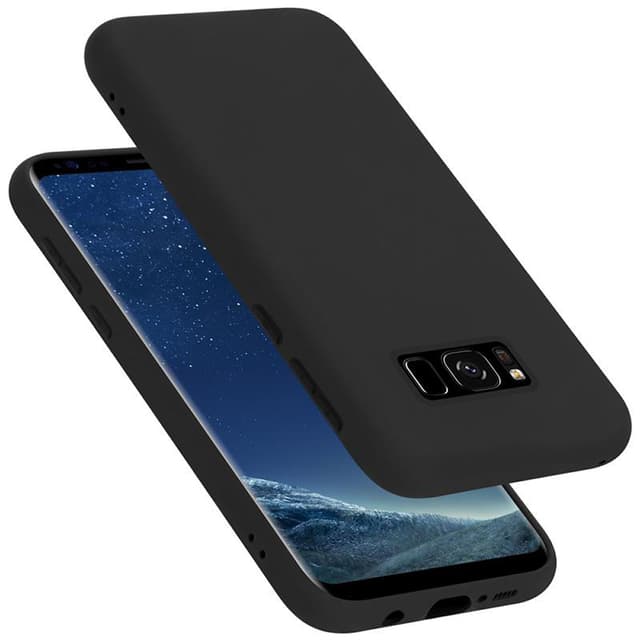 Samsung Galaxy S8 PLUS silikondeksel case (svart)