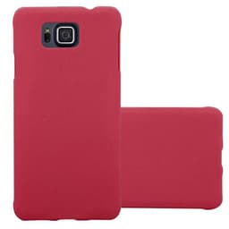 Samsung Galaxy ALPHA Skal Fodral Case (Röd)