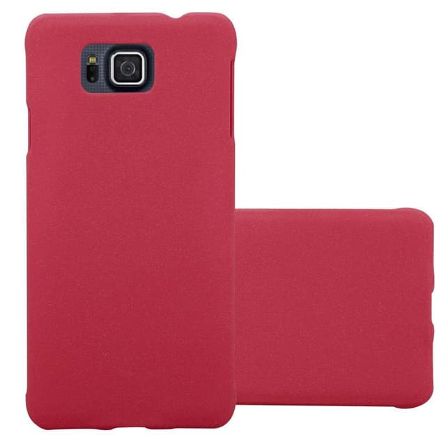 Samsung Galaxy ALPHA Skal Fodral Case (Röd)