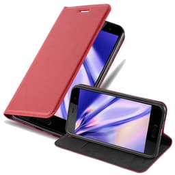 HTC U PLAY lommebokdeksel case (rød)