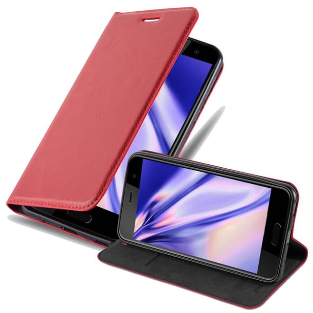 HTC U PLAY lommebokdeksel case (rød)