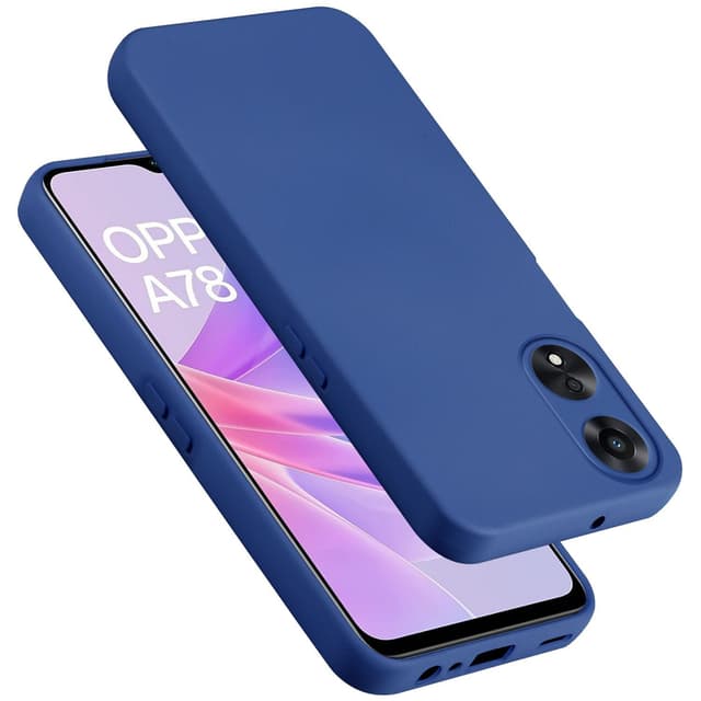 OPPO A78 5G Skal Fodral Case (Blå)
