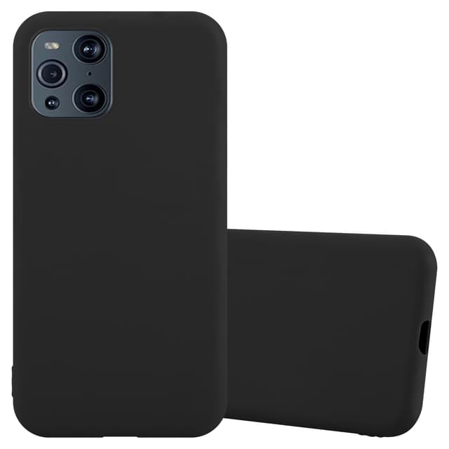 Deksel Oppo FIND X3 PRO Silikon cover (svart)