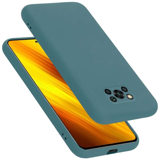 Xiaomi POCO X3 NFC Skal Fodral Case (Grön)