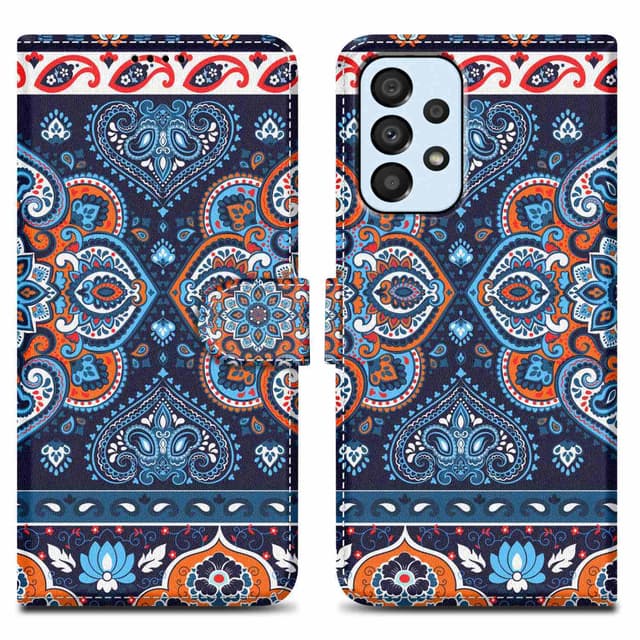 Samsung Galaxy A33 5G Pungetui Cover Case (Blå)