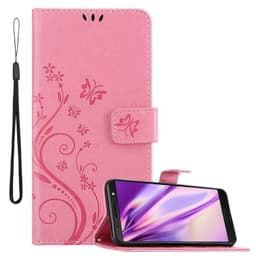 Motorola MOTO G6 PLUS Pungetui Cover Case (Lyserød)