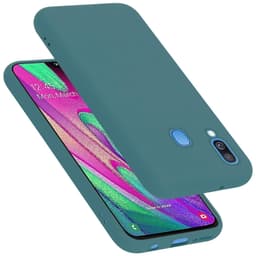 Samsung Galaxy A40 Skal Fodral Case Cover (Grön)