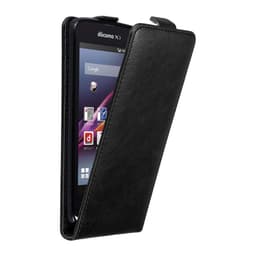 Sony Xperia Z1 COMPACT Flipfodral Skal (Svart)