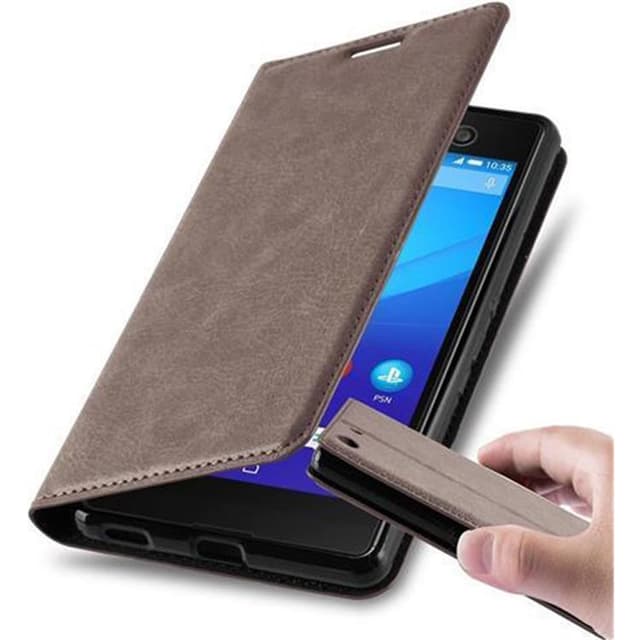 Sony Xperia M5 Skal Fodral Case (Brun)