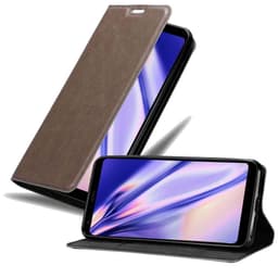 LG Q STYLUS Suojakuori Lompakkokotelo (Ruskea)