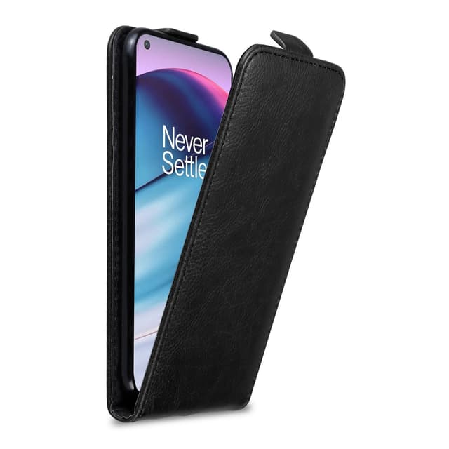 OnePlus Nord CE 5G Suojakuori Lompakkokotelo (Musta)