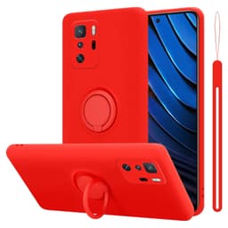 Deksel Xiaomi POCO X3 GT Ring Case (rød)