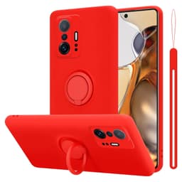 Skal Xiaomi 11T / 11T PRO Fodral Case (Röd)