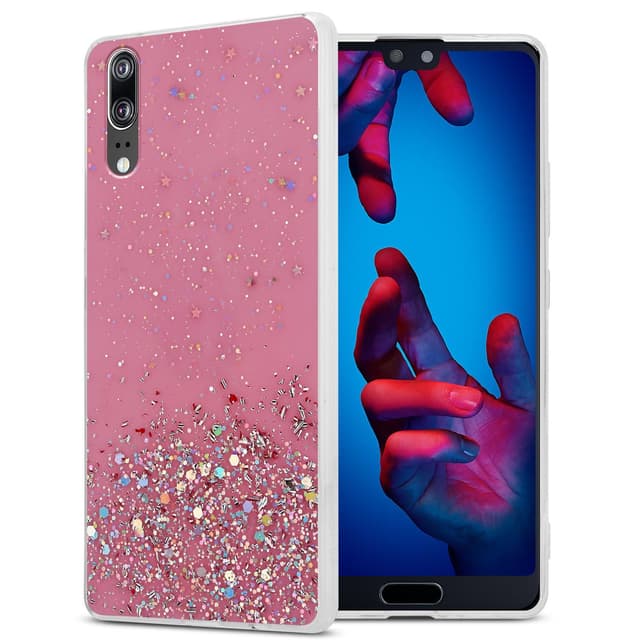 Huawei P20 Cover Etui Case (Lyserød)
