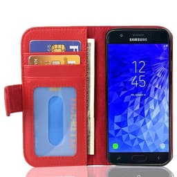 Samsung Galaxy J7 2017 lommebokdeksel case (rød)