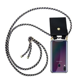 Samsung Galaxy A40 Etui Cover Kæde (Blå)