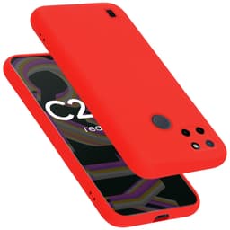 Realme C21Y / C25Y Suojakuori Kotelo (Punainen)