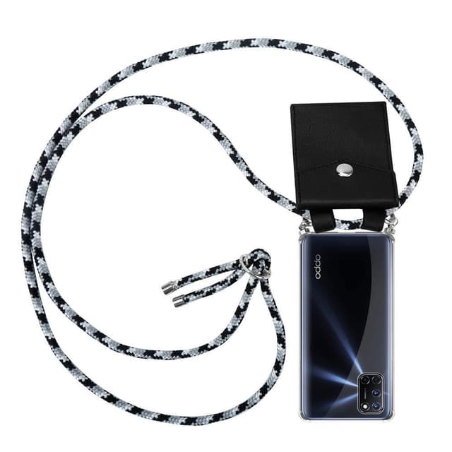 Etui Oppo A52 Cover Kæde (Grå)