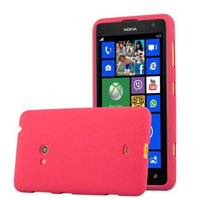 Skal Nokia Lumia 625 Fodral Case (Röd)