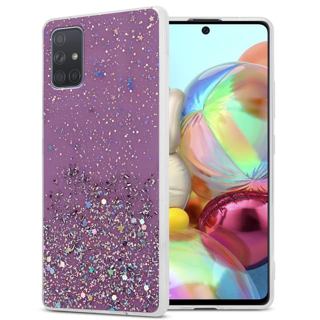 Samsung Galaxy A71 4G Suojakuori Kotelo (Violetti)