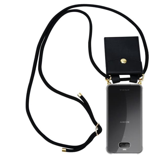 Sony Xperia 10 PLUS Skal Fodral Kedja (Svart)