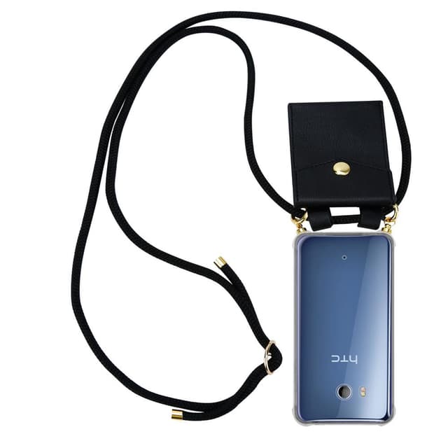 HTC OCEAN / U11 Suojakuori Kotelo Ketju (Musta)