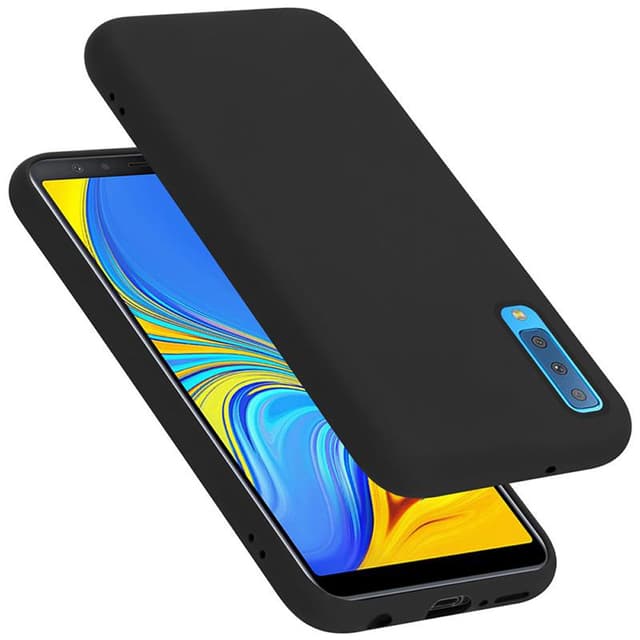 Samsung Galaxy A7 2018 Suojakuori Kotelo (Musta)