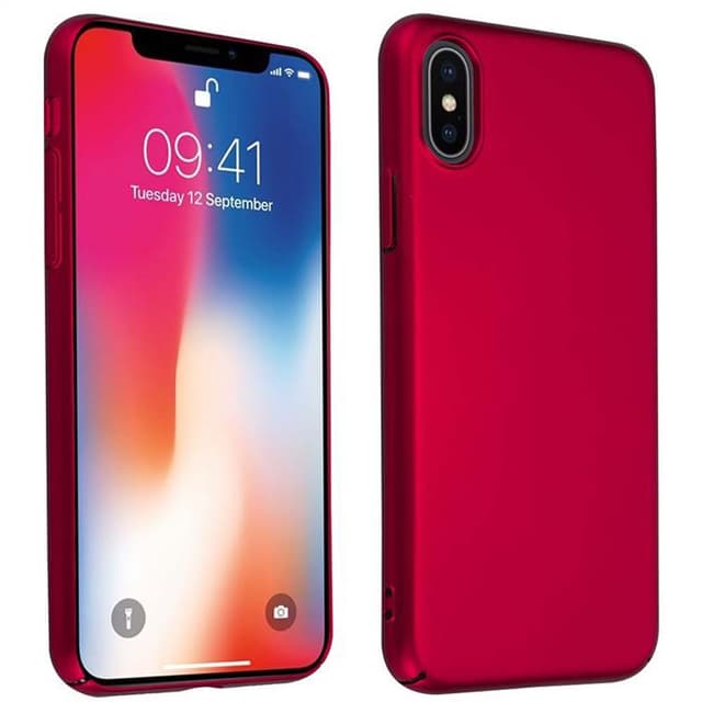 iPhone X / XS Skal Fodral Case (Röd)