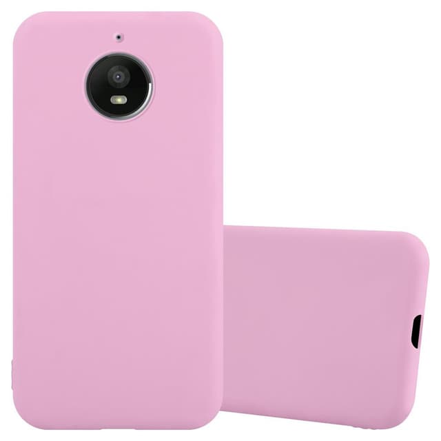 Cover Motorola MOTO E4 PLUS Etui Case (Lyserød)