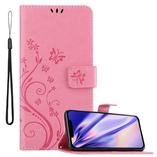 iPhone 13 Plånboksfodral Skal (Rosa)