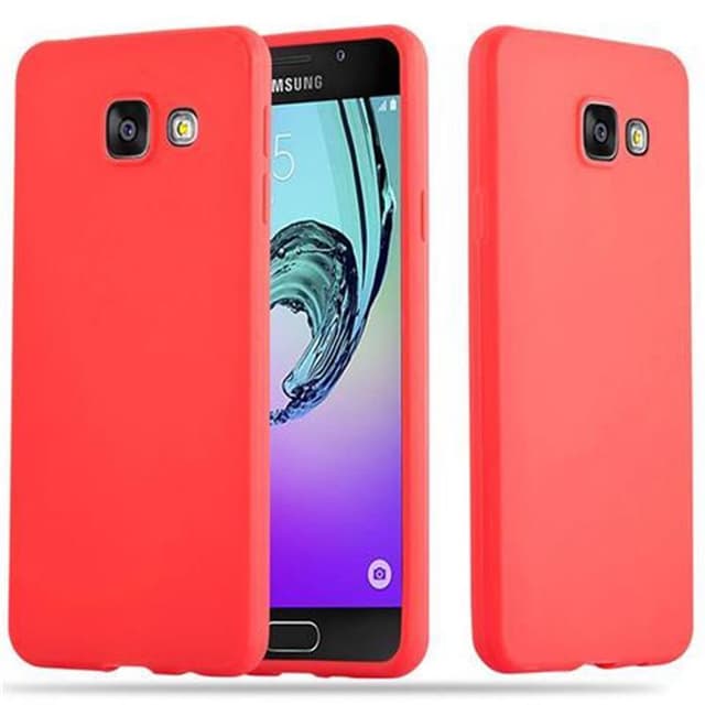 Deksel Samsung Galaxy A3 2016 Silikon cover (rød)
