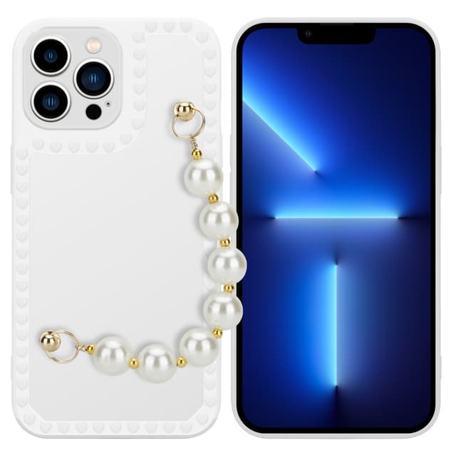 iPhone 13 PRO MAX Suojakuori Kotelo (Valkoinen)