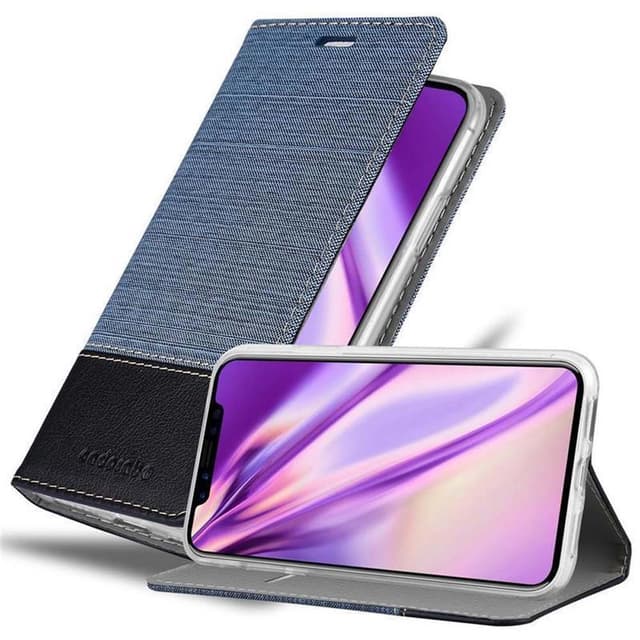 iPhone XS MAX Pungetui Cover Case (Blå)