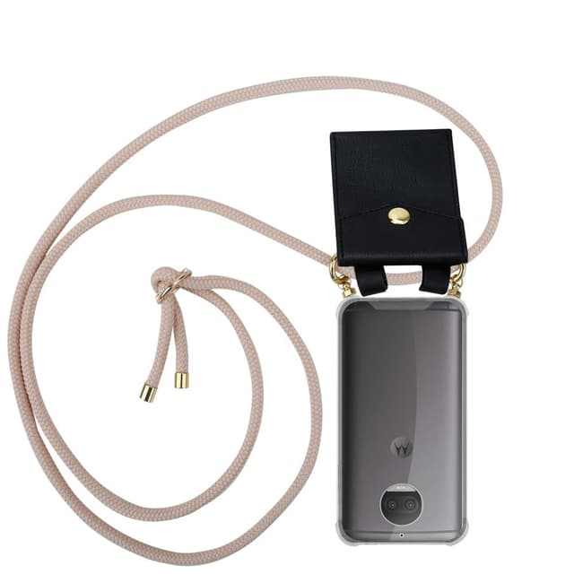 Motorola MOTO G5S PLUS Skal Fodral Kedja (Rosa)