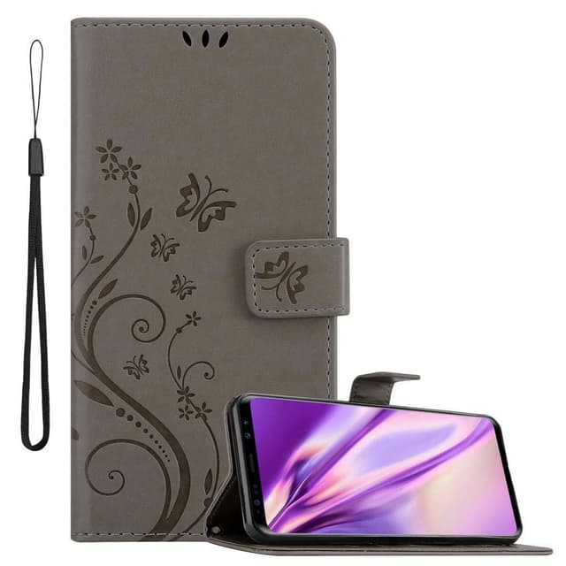Samsung Galaxy S9 PLUS Pungetui Cover Case (Grå)