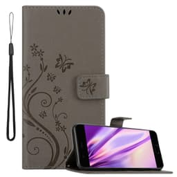 Huawei P10 PLUS Suojakuori Lompakkokotelo (harmaa)