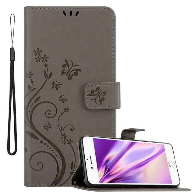 iPhone 6 PLUS / 6S PLUS Plånboksfodral Skal (Grå)