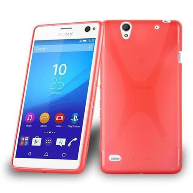 Sony Xperia C4 Etui Case Cover (Rød)