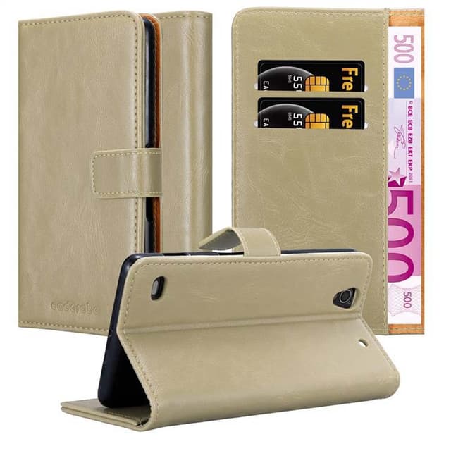 Cover Sony Xperia C4 Etui Case (Brun)