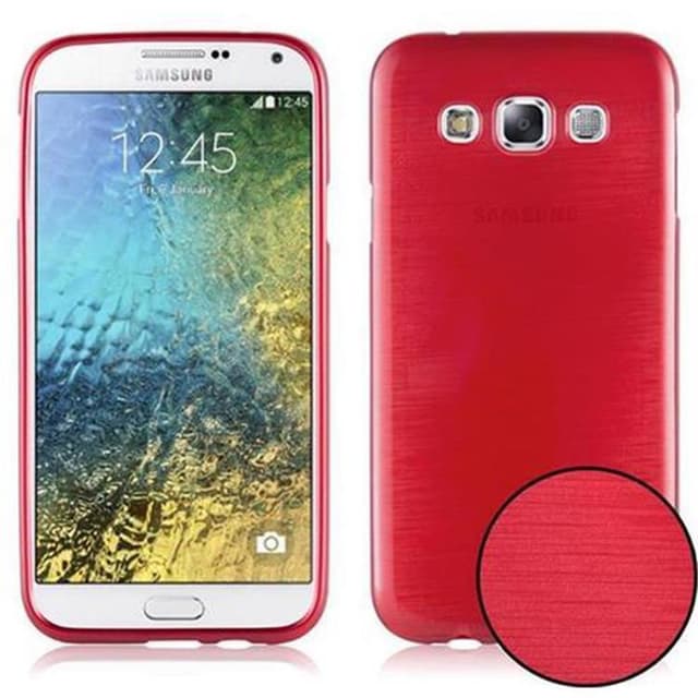 Samsung Galaxy E5 Skal Fodral Case (Röd)