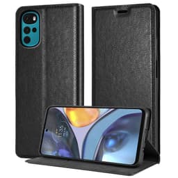 Motorola MOTO G22 lommebokdeksel deksel (svart)