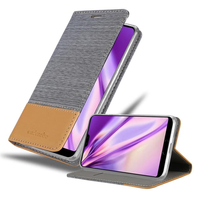 Huawei P20 PRO / P20 PLUS Plånboksfodral Skal (Grå)