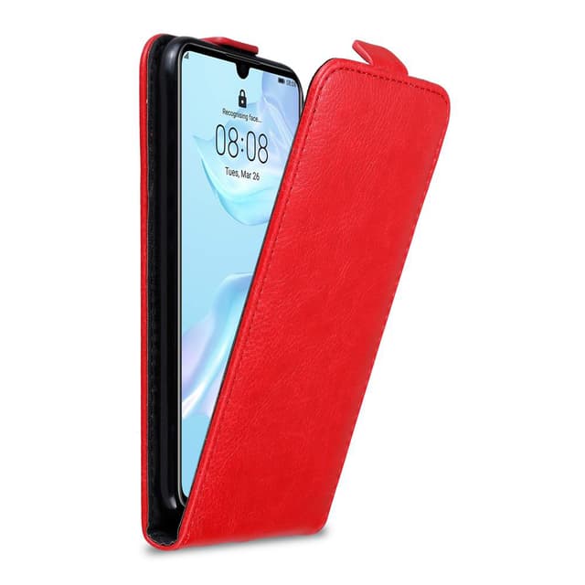 Huawei P30 Pungetui Flip Cover (Rød)