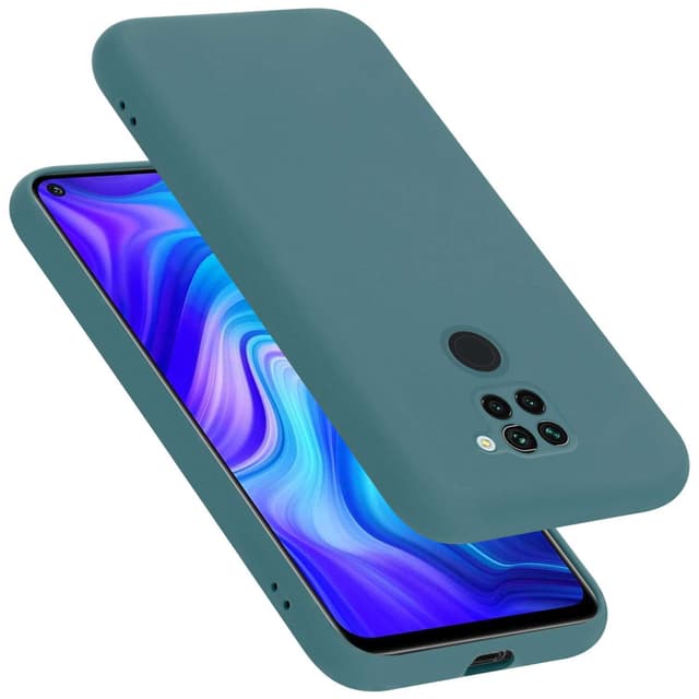 Xiaomi RedMi NOTE 9 silikondeksel case (Grønn)