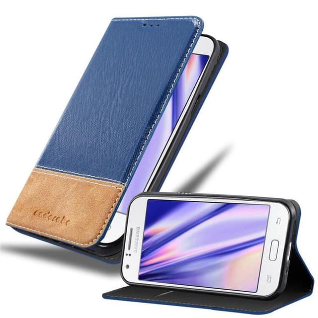 Samsung Galaxy J1 2015 Suojakuori Case (Sininen)