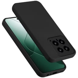 Xiaomi 14 silikondeksel case (Svart)