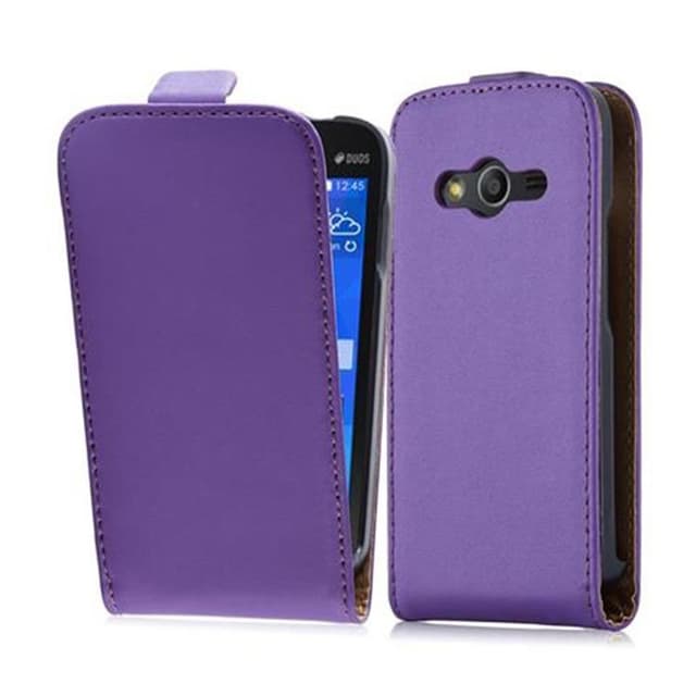 Samsung Galaxy ACE 4 Flipfodral Skal (Lila)