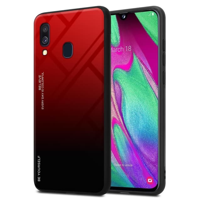 Deksel Samsung Galaxy A40 Case Cover (svart)