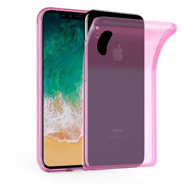 iPhone X / XS Suojakuori Kotelo (Vaaleanpunainen)